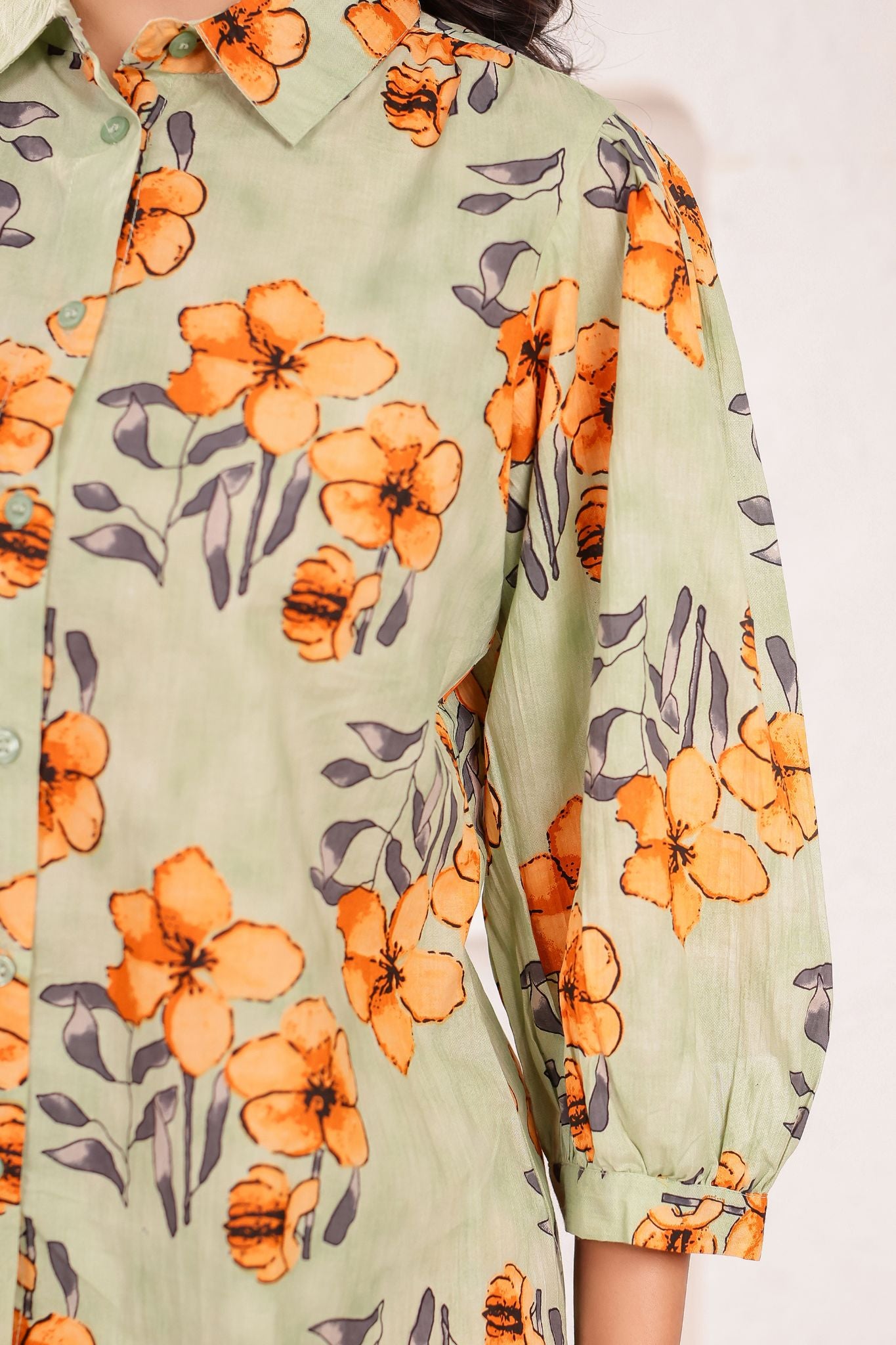 A-Line Floral Printed Co-ord Set