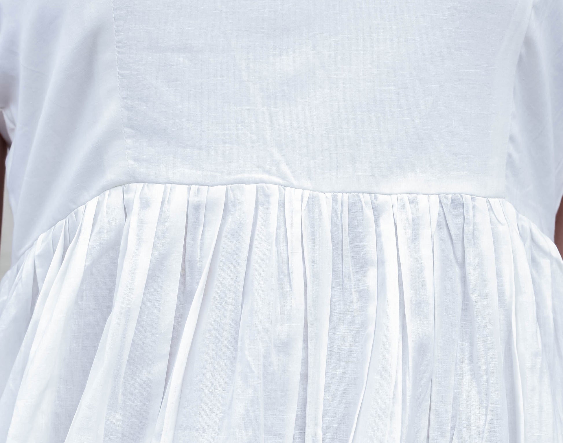 White Sleeveless Midi Dress with Spaghetti Straps